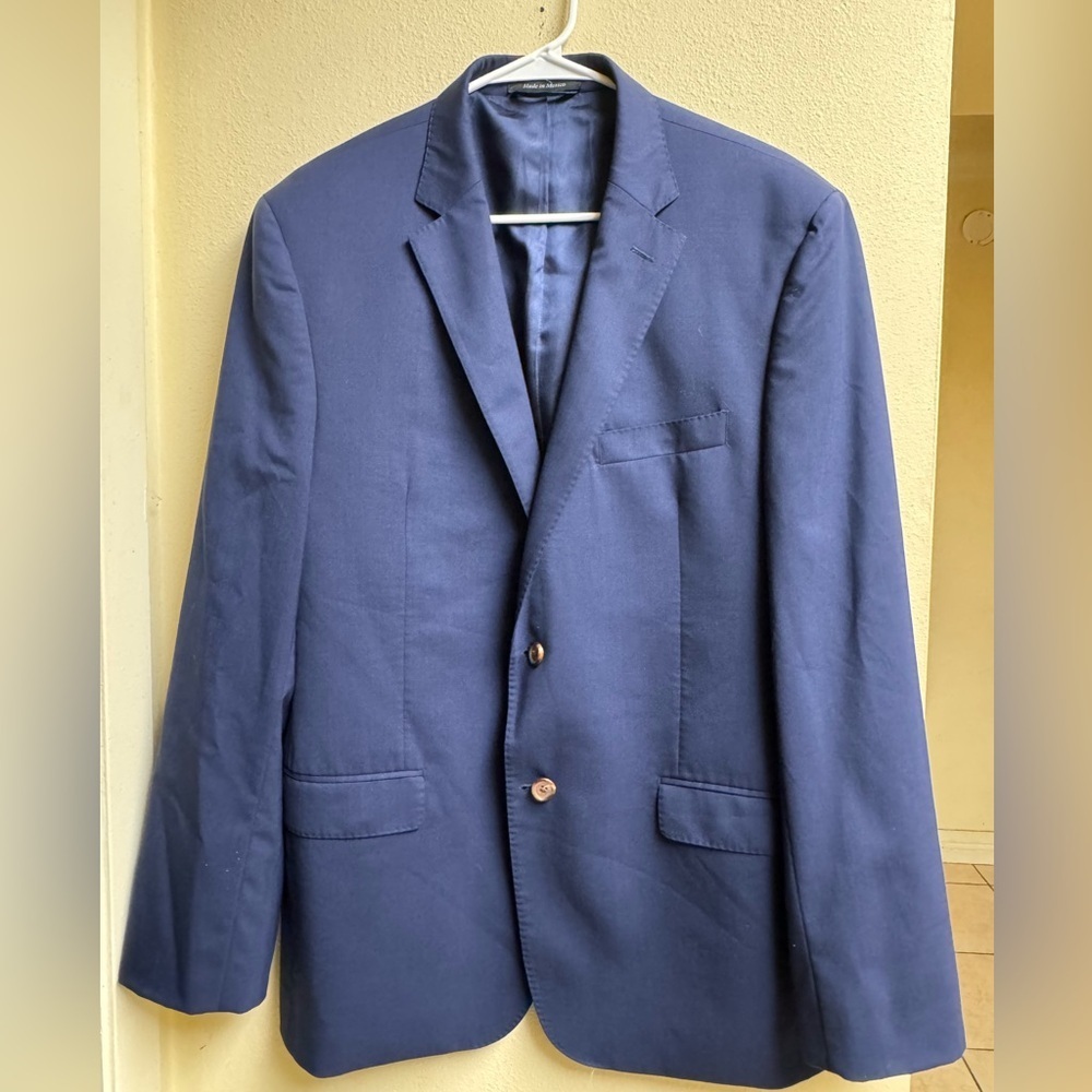 Lauren Ralph Lauren Men’s Navy Wool Blazer 44R Slim Fit | 100% Wool Blazer